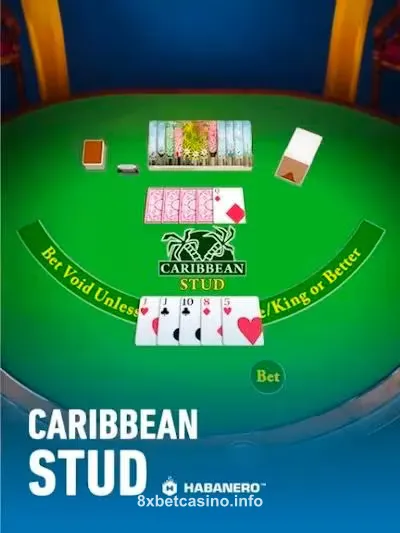 Hình ảnh trò chơi Caribbean Stud Poker tại 8xbet